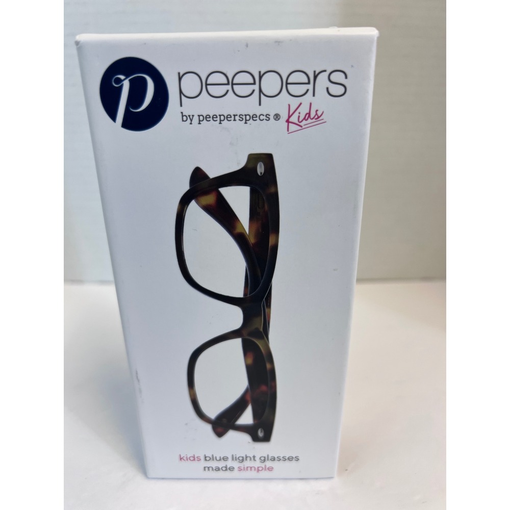 Peepers Kids Tortoise Blue Light Filtering Glasses Age 5-10 Years Old